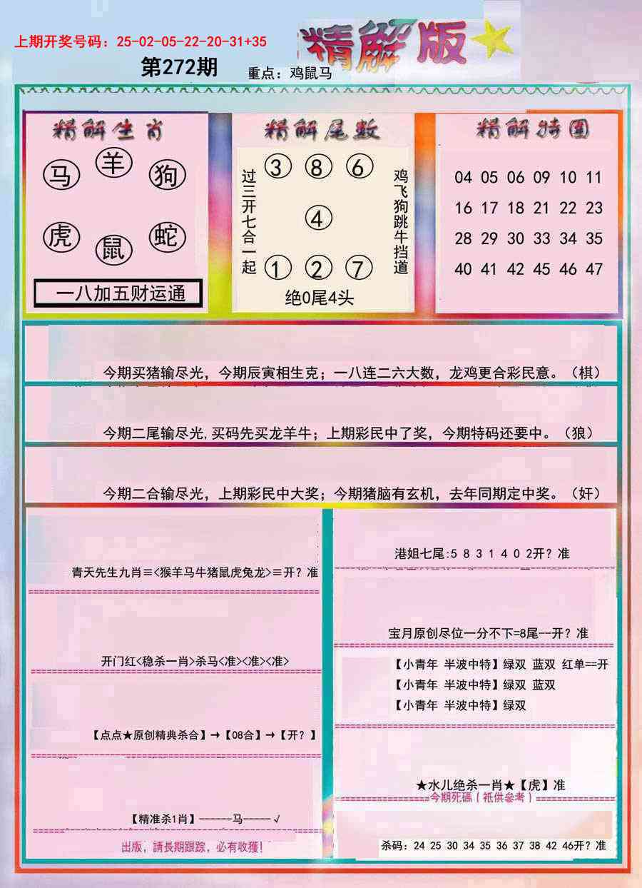 图片如未更新，可能正在上传中，或者开奖日再来看看，不便之处请谅解！