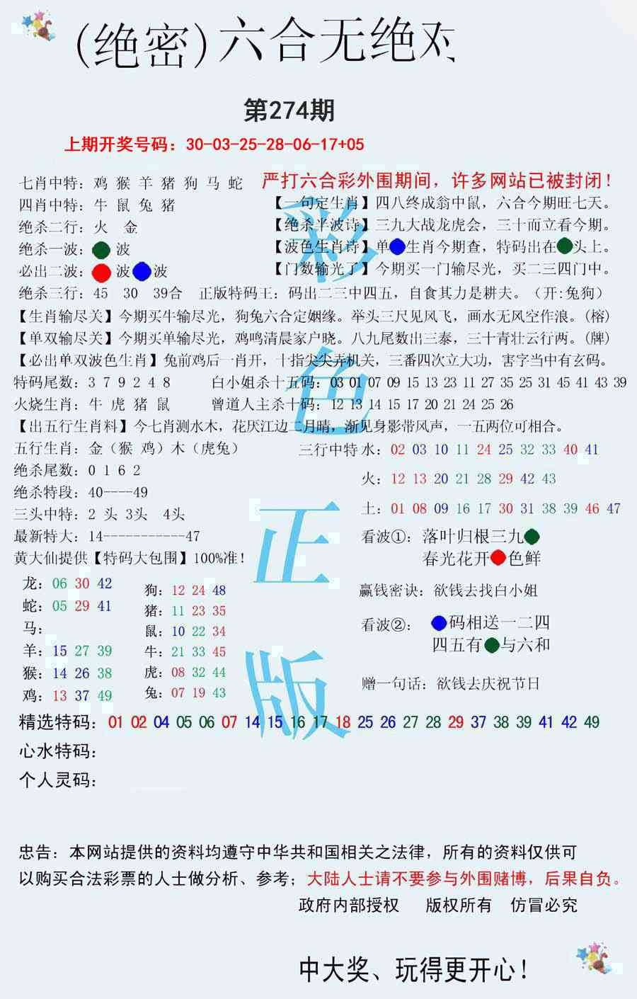 图片如未更新，可能正在上传中，或者开奖日再来看看，不便之处请谅解！