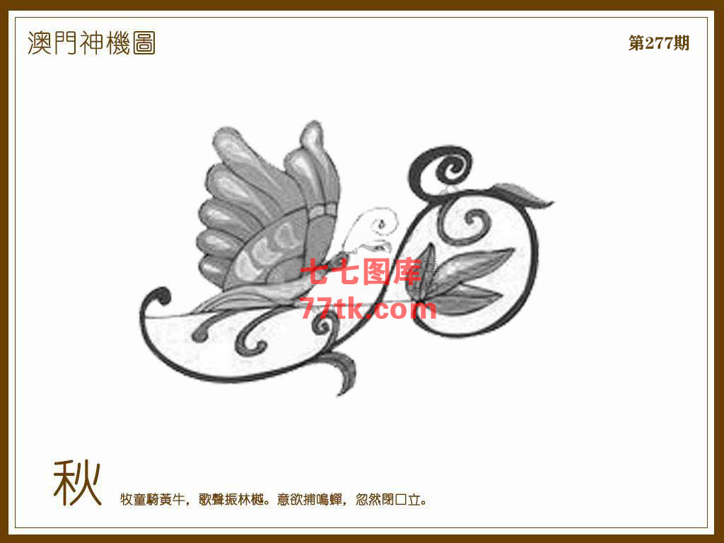 神机图 第277期